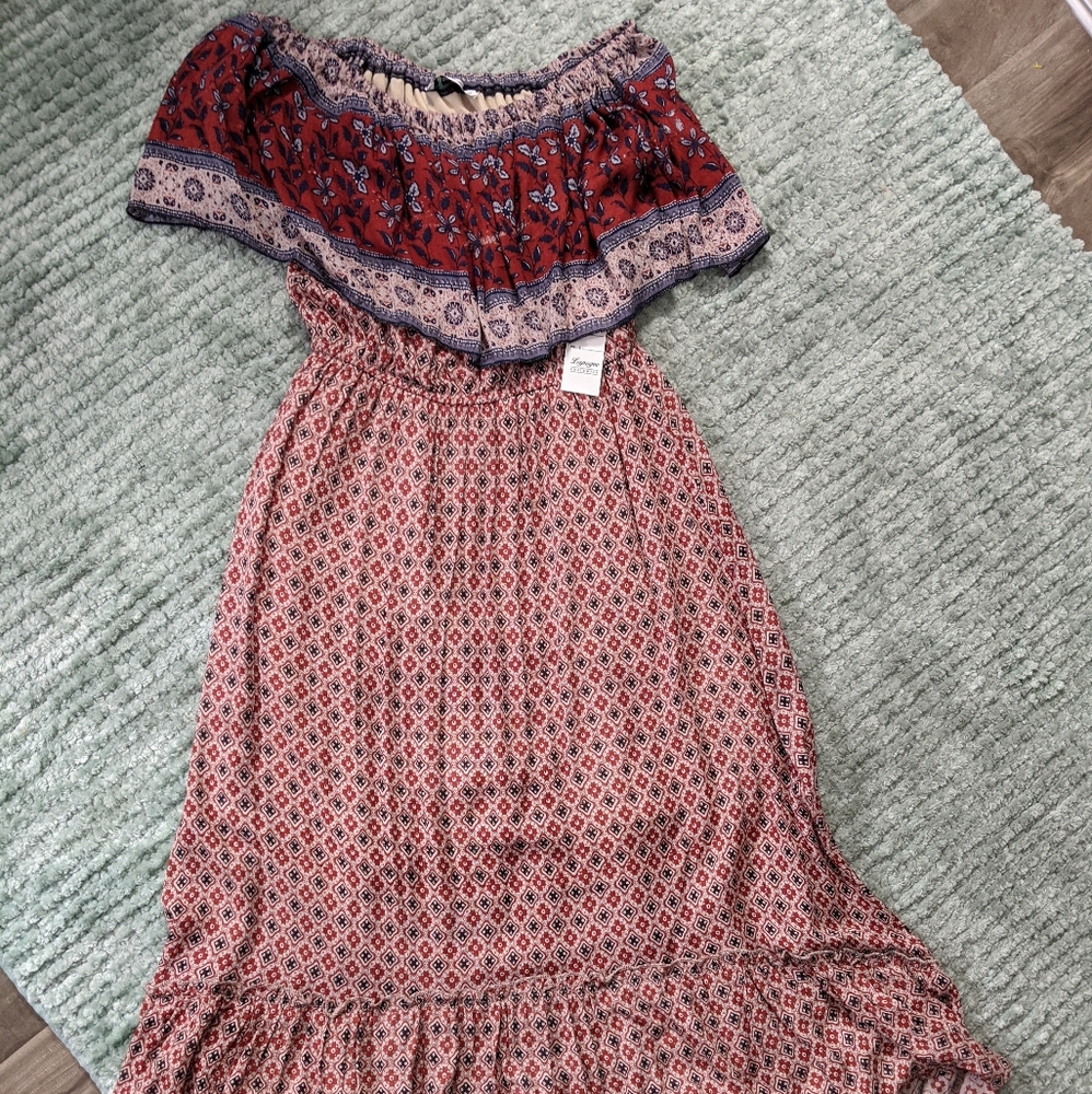 Off the shoulder dress